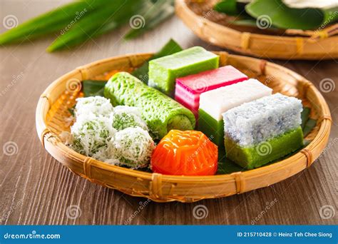 Malaysia Popular Assorted Sweet Dessert or Simply Known As Kueh or Kuih Stock Photo - Image of ...