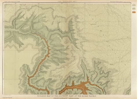 Geologic Map Of The Southern Part Of The Kaibab Plateau. [Part I. North ...