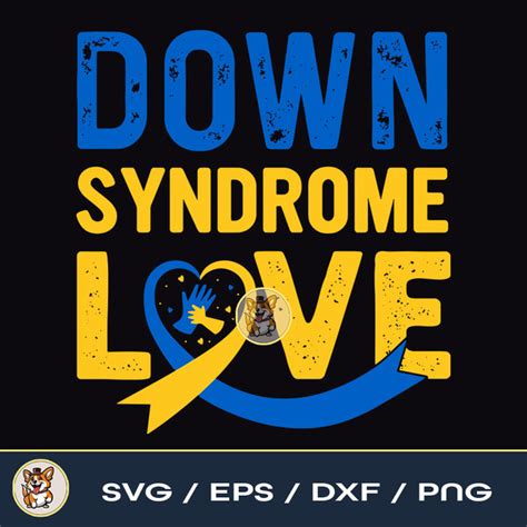 Down Syndrome Love File Download PNG SVG EPS DXF - Inspire Uplift