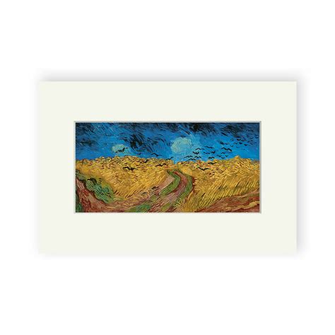 Reproduction with Marie-Louise Vincent van Gogh - Wheatfield with Crows, 1890 - 20x30cm ...