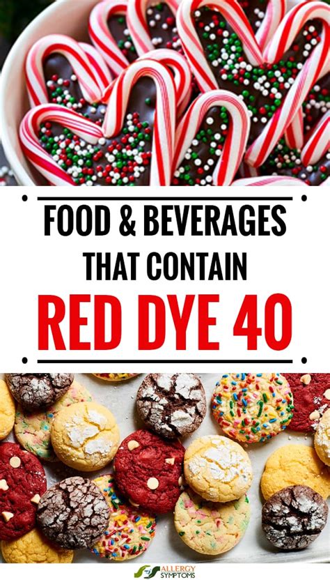 Food & Beverages That Contain Red Dye 40 - Allergy Symptoms