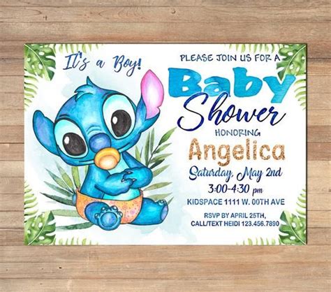 Stitch Baby Shower : Pin de Kary Yahel Hassan en Baby Stich | Temas de baby ... - Baby shower ...