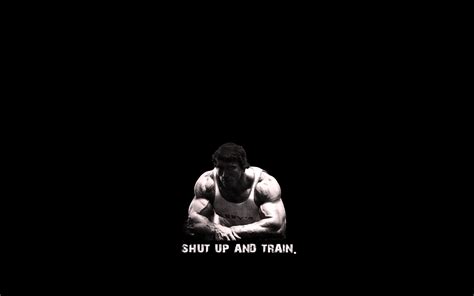 🔥 Download Beast Motivation Arnold Shut Up And Train Wallpaper by @jfox27 | Gym Motivation ...