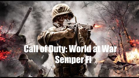 COD World at War - Campaign Gameplay, Semper Fi - YouTube