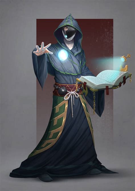 Masked Wizard / Dungeon Master by JarekMadyda on DeviantArt