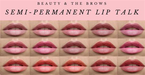 Chart Permanent Makeup Lip Colors | My XXX Hot Girl