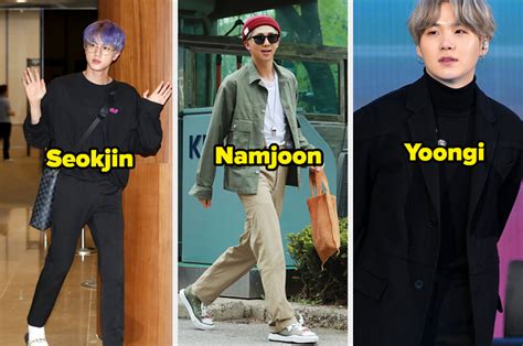 Elige entre estos outfits y te diré con quién de la hyung line de BTS ...