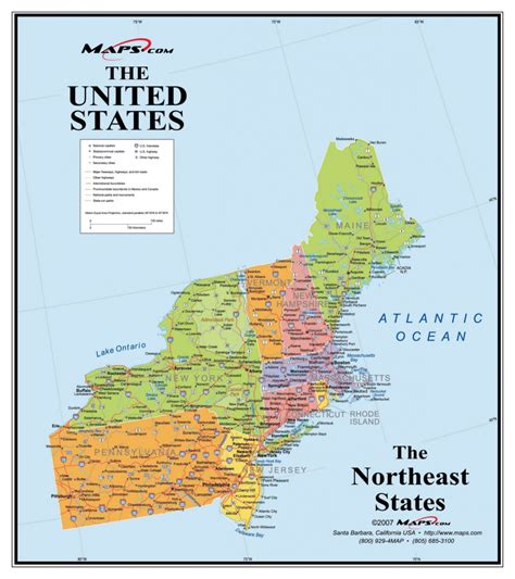 Northeast Region Blank Map North East Printable Of The Diagram | Printable Map Of Northeastern ...