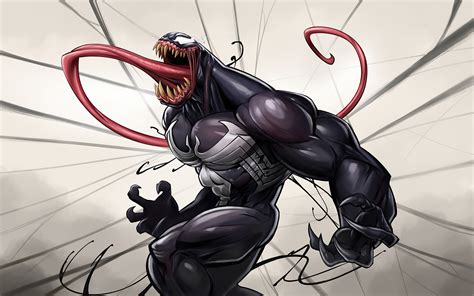 Venom Big Tongue Wallpaper,HD Superheroes Wallpapers,4k Wallpapers ...