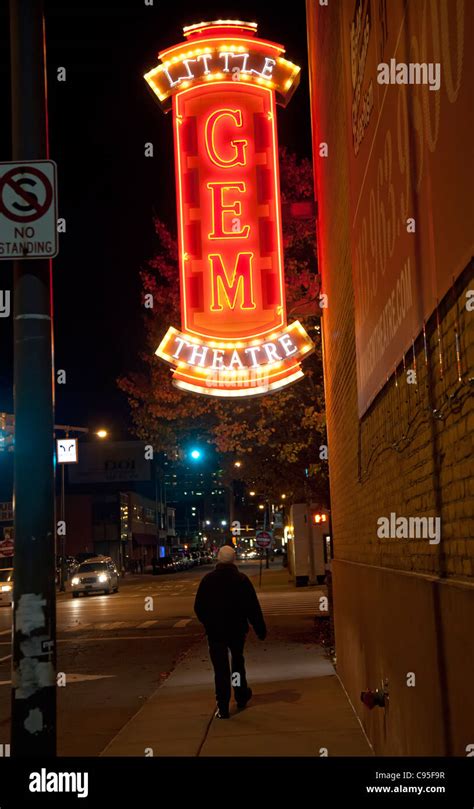 Detroit, Michigan - The historic GEM Theatre Stock Photo - Alamy