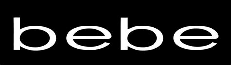 Download Bebe Brand Logo Black Background | Wallpapers.com