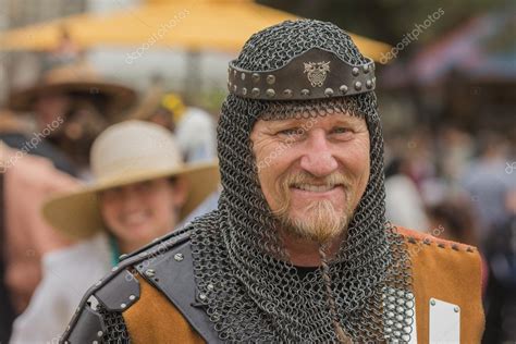 An with medieval knight costume – Stock Editorial Photo © bettorodrigues #108929690