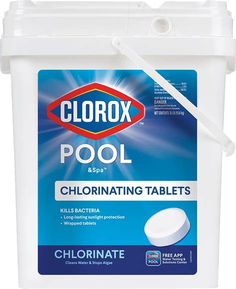 Clorox Pool&Spa 3-Inch Wrapped Chlorinating Tablets, 35 lbs - Walmart ...