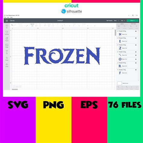 Frozen Font SVG Frozen Font Bundle SVG Frozen Alphabet SVG | Etsy