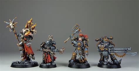 Painting Iron Warriors Chaos Space Marines — Paintedfigs Miniature ...