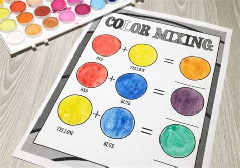 Color Mixing Art Activities For Kids - Little Bins for Little Hands