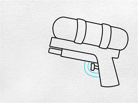 How to Draw a Water Gun - HelloArtsy