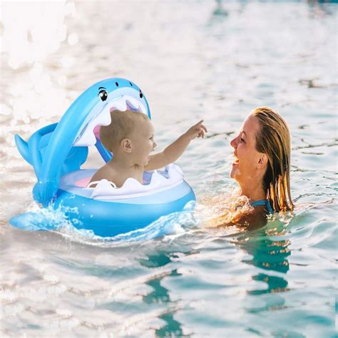 Shark Infant Pool Float | Baby swim float, Shark swimming, Pool float