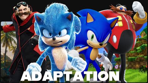 Game Sonic VS Movie Sonic - Character Comparison - YouTube