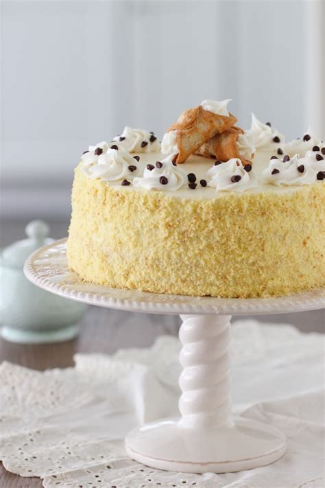 Cannoli Cake - Olga's Flavor Factory