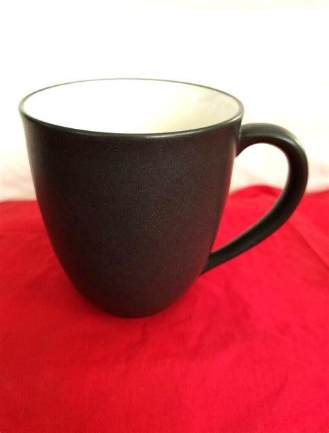 NORITAKE Colorwave Graphite Coffee Mug Cup 8034Y Stoneware | eBay