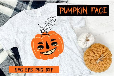 Cute Pumpkin Face SVG for baby Halloween