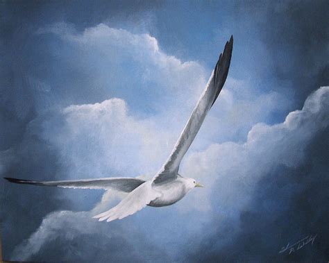 Sea Gull Painting by Shannon Wiley | Fine Art America