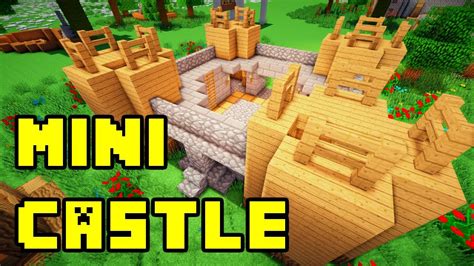 Minecraft: Mini/Small/Simple Castle Build Tutorial Ideas Xbox/PS3/PE/PC - YouTube