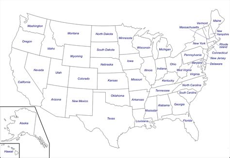 Blank US Map | United States Blank Map | United States Maps