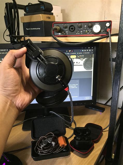 Entry Level Setup -> Samson Sr850, Focusrite Scarlett 2i4, CCA CSN & KZ S2 : r/headphones