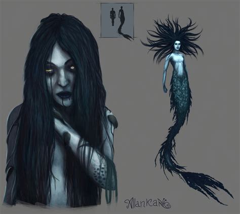 ArtStation - Dead mermaid