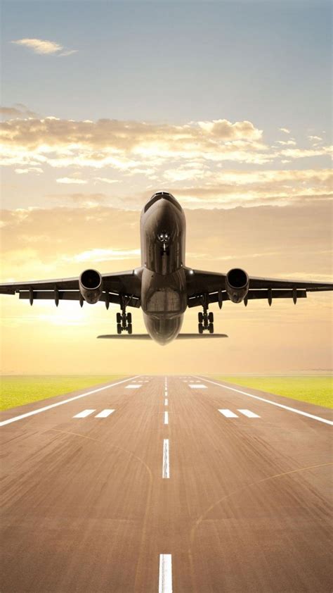 Jet Plane Taking Off Mobile HD Wallpaper | Airplane wallpaper, Nature wallpaper, Hd wallpaper