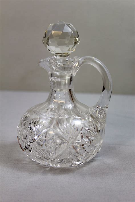 Bargain John's Antiques | Antique Brilliant Cut Glass Cruet - Signed Hawkes - Bargain John's ...