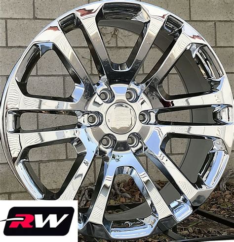 22" inch Chevy Silverado 1500 CK158 OE Replica Wheels Chrome Rims 22 x9" 6x139.7