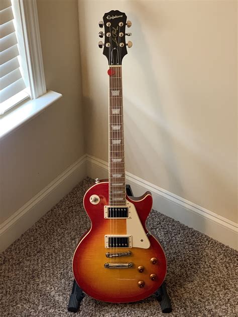 [GEAR] New Epiphone Les Paul Standard PlusTop Pro in cherry sunburst! : Guitar