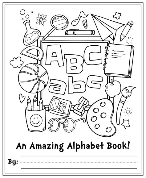 Abc Book Cover Page Printable