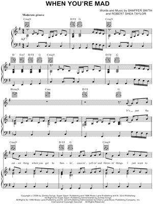 Ne-Yo - Mad - Sheet Music to download and print