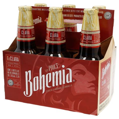 Cerveza Bohemia Ambar 355 mL x 6