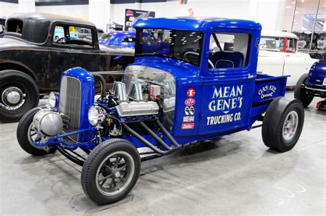 1932, Ford, Pickup, Hotrod, Hot, Rod, Drag, Street, Blue, Usa, Retro ...