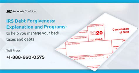 IRS debt forgiveness: Explanation and Programs | Accounts Confidant