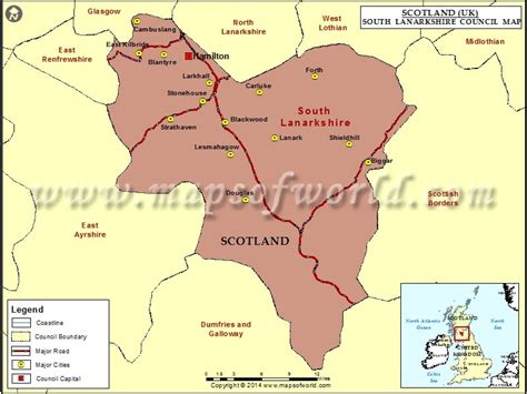 South Lanarkshire Map | South Lanarkshire Council Map