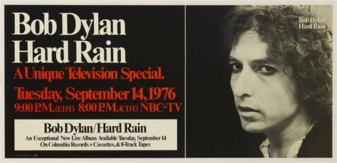 Relive Bob Dylan’s rarely seen TV Performance of ‘Hard Rain’ from 1976 ...