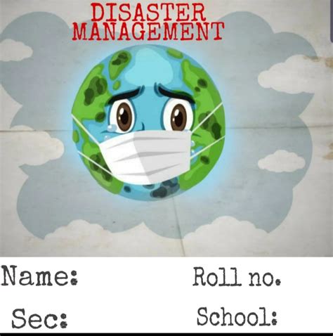 Disaster Management Project Class 9 & 10 PDF 2024