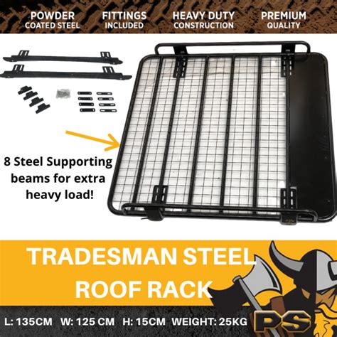 Steel Tradesman Roof Rack suitable for Isuzu D-Max Dmax 2012-2020 - PS4X4