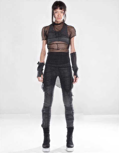 Dystopian Designers (Part 1) | Dystopian fashion, Fashion, Mesh outfit