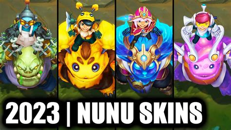 ALL NUNU SKINS SPOTLIGHT 2023 | League of Legends - YouTube