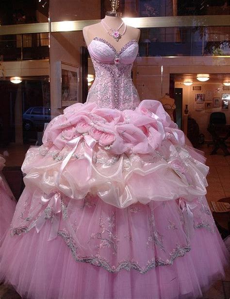 Big Fat Gypsy Wedding 2016 New Sweetheart Lovely Pink Tulle Ball Gown Wedding Dress Bridal Gown ...