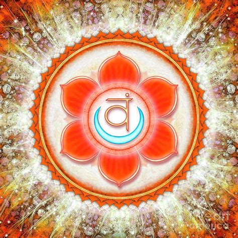 Sacral Chakra - Series 6 Digital Art by Dirk Czarnota