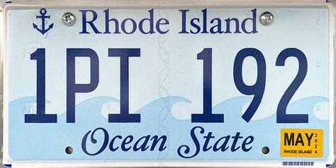 Rhode Island License Plate 2024 - Mira Sybila