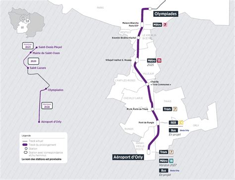 Projet Métro ligne 14 Prolongement Olympiades > Aéroport d'Orly | Île-de-France Mobilités